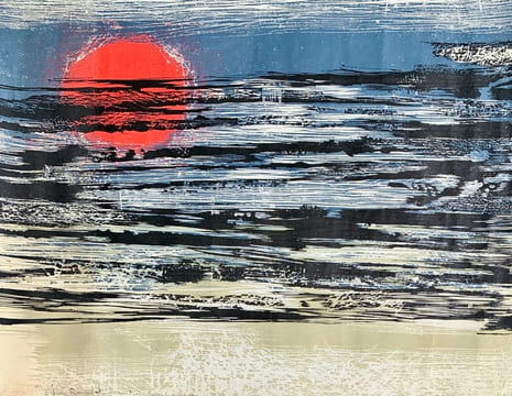 Soleil couchant. . CAMBEROQUE (Jean).