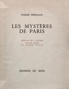 Les Mystères de Paris. . FRÉNAUD (André), VILLON (Jacques).