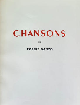 Chansons. . FRÉNAUD (André), ROGER (Suzanne).