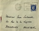 Lettre manuscrite adressée à Louis Scutenaire et à sa femme Irène Hamoir. Photomontage érotique. . HUGNET (Georges).