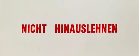 Nicht hinauslehnen.. INTERNATIONALE SITUATIONNISTE.
