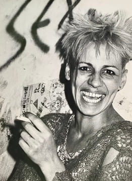 Punk, portrait, Berlin-Ouest.. KROLOW (Wolfgang). 