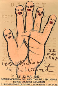 Les esclaves se libèrent. 21-22 mai 1983, commémoration de l’abolition de l’esclavage. Espace caraïbéen, Paris.