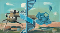 Composition à l’escalier.