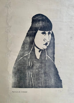 Portrait de l'artiste. . ORLOFF (Chana).