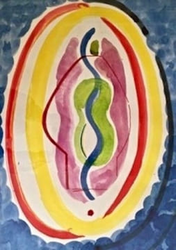 Composition abstraite.. BELLEGARDE (Claude).