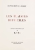 Les Plaisirs difficiles.. LAMBERT (Jean-Clarence), LJUBA (Ljubomir Popovic, dit).