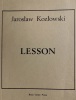 Lesson.. KOZLOWSKI (Jaroslav).