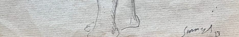 Étude de nu féminin aux bras croisés.. SURVAGE (Léopold).