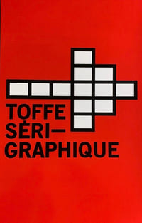 Toffe sérigraphique.