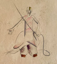 Étude de personnage pour le Théâtre juif de Moscou.
