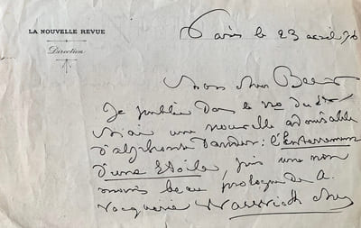 A propos de L’Enterrement d’une étoile et de Victor Hugo.