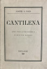 Cantilena, poèmes catalans et traduction. . PONS (Josep P.).