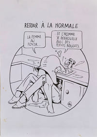 Retour à la normale. La femme au foyer… et l’homme se débrouille avec des petits boulots.