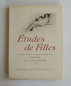ÉTUDES DE FILLES 1/73 ex. sur Japon avec suite signée