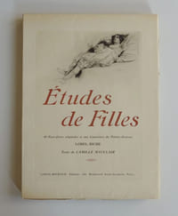ÉTUDES DE FILLES 1/73 ex. sur Japon avec suite signée