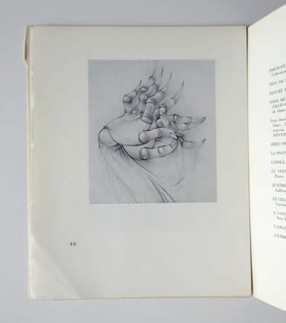 HANS BELLMER. Vingt-cinq reproductions 1934-1950. [Hans Bellmer]  Nora Mitrani, Gisèle Prassinos, Jehan Mayoux, Jean Brun, André Pieyre de ...