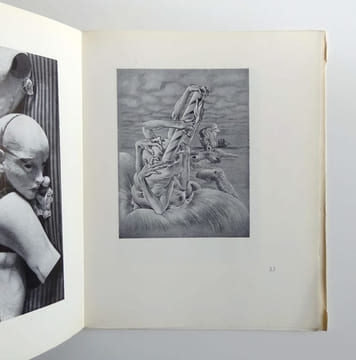 HANS BELLMER. Vingt-cinq reproductions 1934-1950. [Hans Bellmer]  Nora Mitrani, Gisèle Prassinos, Jehan Mayoux, Jean Brun, André Pieyre de ...
