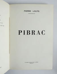 PIBRAC illustré par Marcel Stobbaerts 1/125 ex. sur pur fil