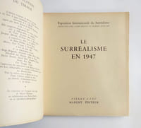 LE SURRÉALISME EN 1947 Couv. de Marcel Duchamp EO