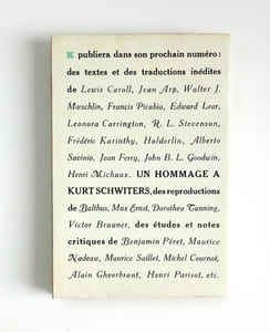 Antonin Artaud NUMÉRO SPÉCIAL 1 & 2 Revue K Éditeur 1/50 pur chiffon du Marais