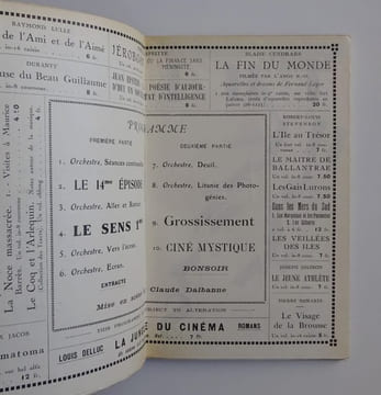 BONJOUR CINÉMA EO 1921. Jean Epstein