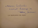 LA BANLIEUE DE PARIS EO envoi sign&eacute; de Blaise Cendrars. Blaise Cendrars & Robert Doisneau