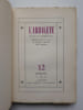 L'ARBAL&Egrave;TE N&deg;12, printemps 1947 Chez Marc Barbezat. Antonin Artaud, Jean Genet, Marcel Jouhandeau, Jean Tardieu, Boris Vian
