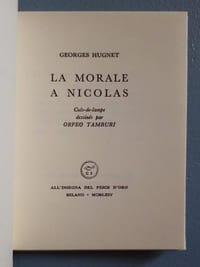LA MORALE À NICOLAS