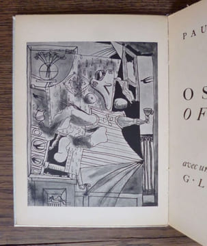 O SOLITUDE ! O FONTAINES ! Avec un dessin de Pablo Picasso en frontispice.. Paul Dermée