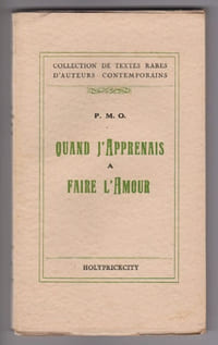 QUAND J' APPRENAIS À FAIRE L' AMOUR