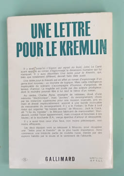 Une lettre pour le Kremlin. BEHN (Noel)