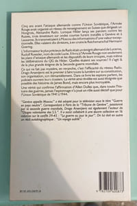 Genève appelle Moscou - Le mystere Roessler - la plus grande énigme de la guerre secrète contre Hitler