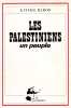 LES PALESTINIENS UN PEUPLE. BARON (Xavier)