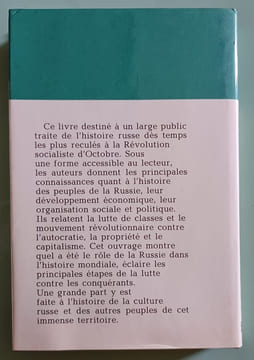 Histoire de l'U.R.S.S. De l'antiquité à la revolution d'octobre - De la révolutin d'octobre à nos jours. undefined