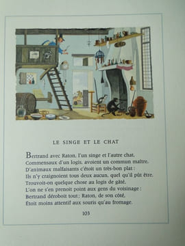 Fables - Illustrations de Henry Lemarié. LA FONTAINE (Jean)