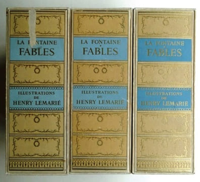 Fables - Illustrations de Henry Lemarié. LA FONTAINE (Jean)