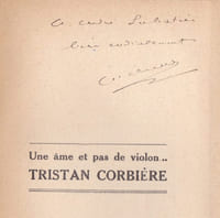 Une âme et pas de violon ... Tristan Corbière - Avec un portrait de Tristan Corbière par lui-même