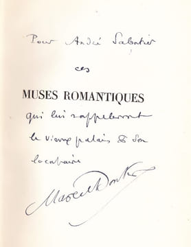 Muses romantiques. BOUTERON (Marcel)