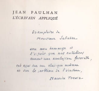 Jean Paulhan l'écrivain appliqué