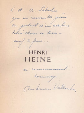 Henri Heine. VALLENTIN (Antonina)