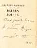 Grandes figures BARRES - JOFFRE. BENJAMIN (Ren&eacute;)