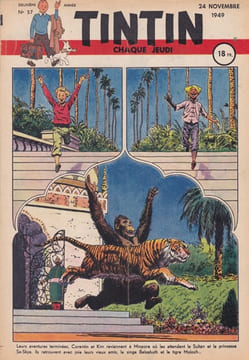 Tintin chaque jeudi, n° 57, deuxième année. undefined