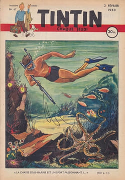 Tintin chaque jeudi, n° 67, troisième année. undefined