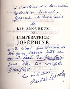 Les amoureux de l’impératrice Joséphine