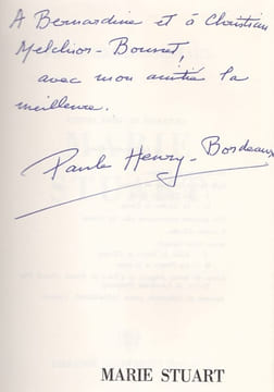 Marie Stuart. HENRY-BORDEAUX (Paule)