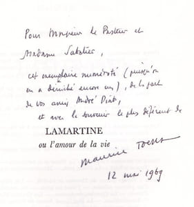 Lamartine ou l’amour de la vie