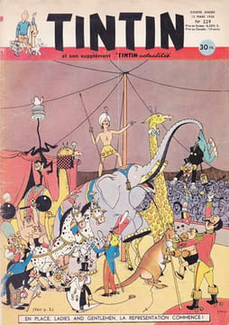 Tintin chaque jeudi, n° 229, sixième année. undefined