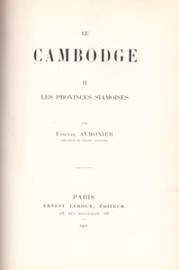 Le Cambodge II. Les provinces siamoises