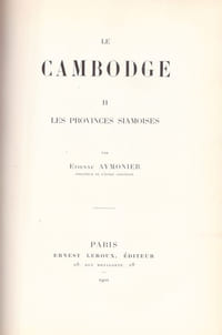Le Cambodge II. Les provinces siamoises